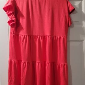 Crown and Ivy NWT ruffle shirt dress